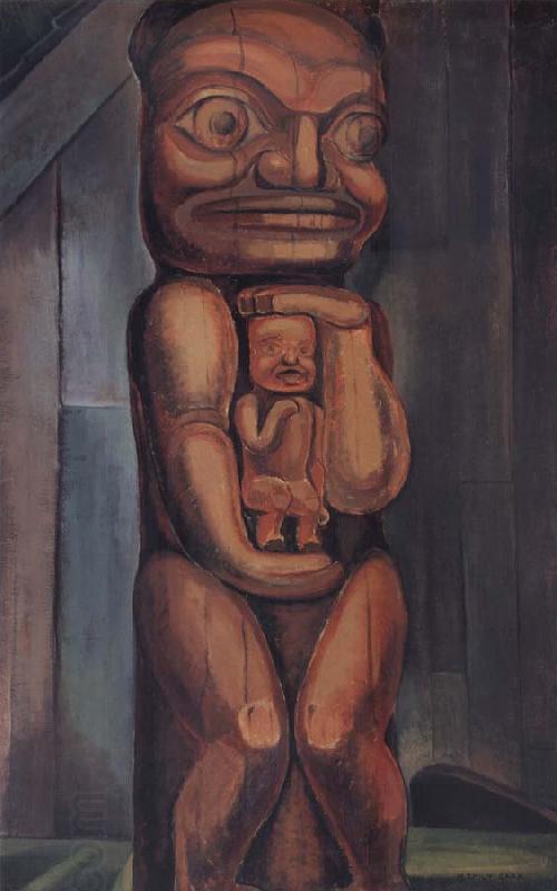 Emily Carr Totem Mother Kitwancool China oil painting art